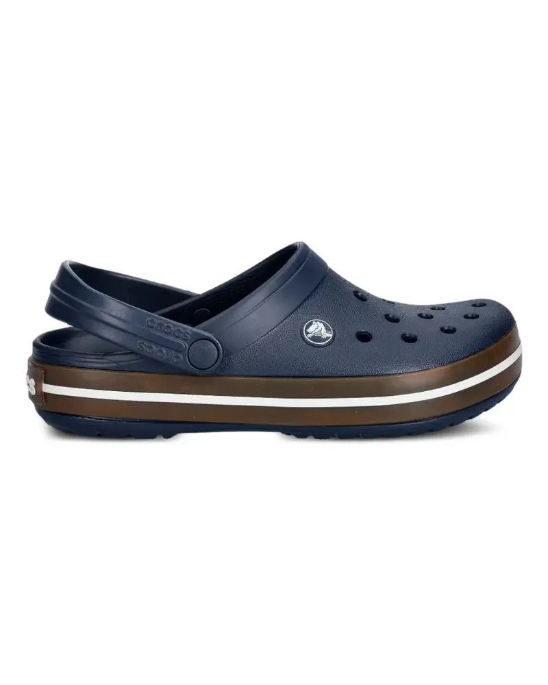 Crocs Crocband Clogs mit perforiertem Logo-Patch - Blau Blau