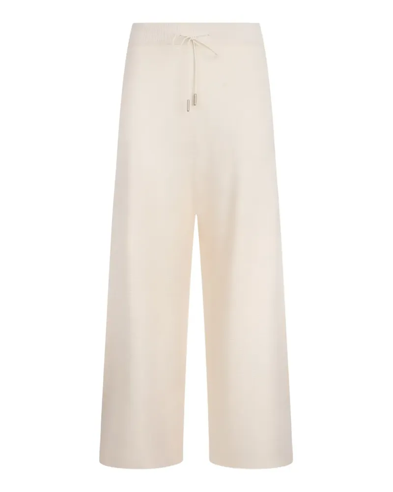 Fabiana Filippi elastic waist palazzo trousers - Nude Nude