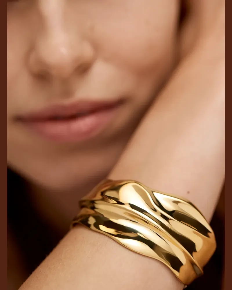 Monica Vinader Nomade Armspange - Gold Gold