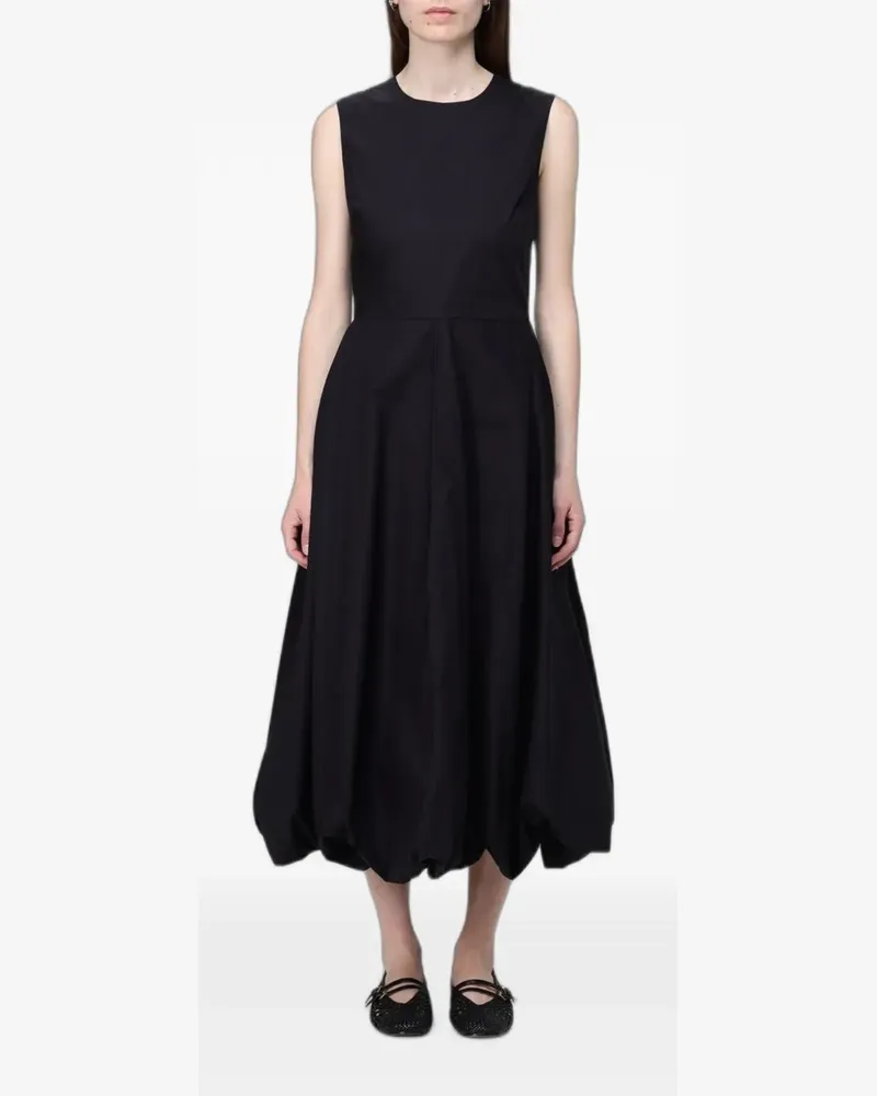 MEIMEIJ sleeveless bubble-hem maxi dress - Schwarz Schwarz