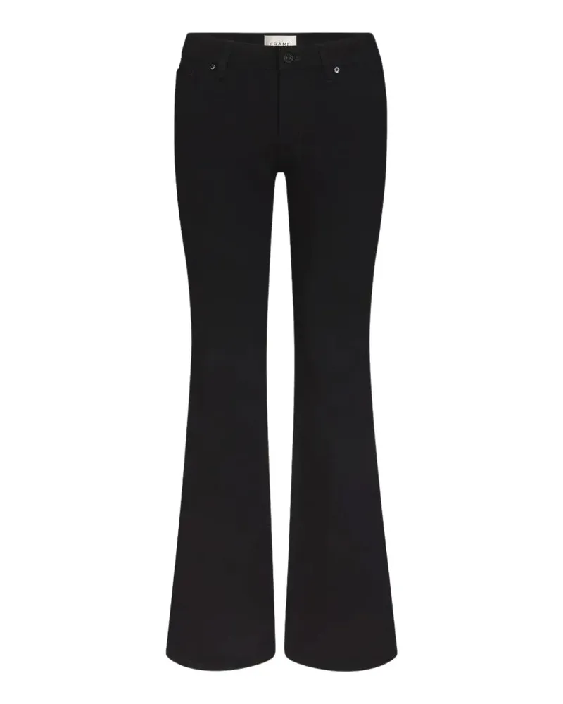 Frame Denim high-rise flared jeans - Schwarz Schwarz