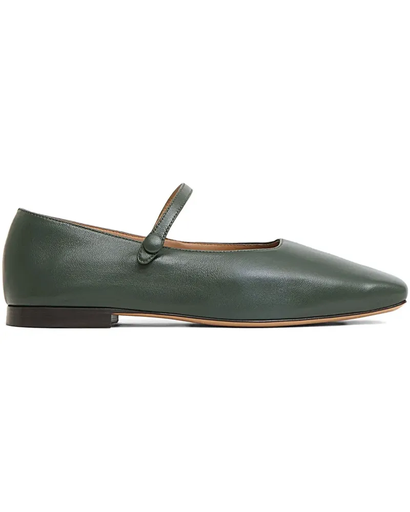 Mansur Gavriel Ballerinas mit eckiger Kappe - Grün Grün