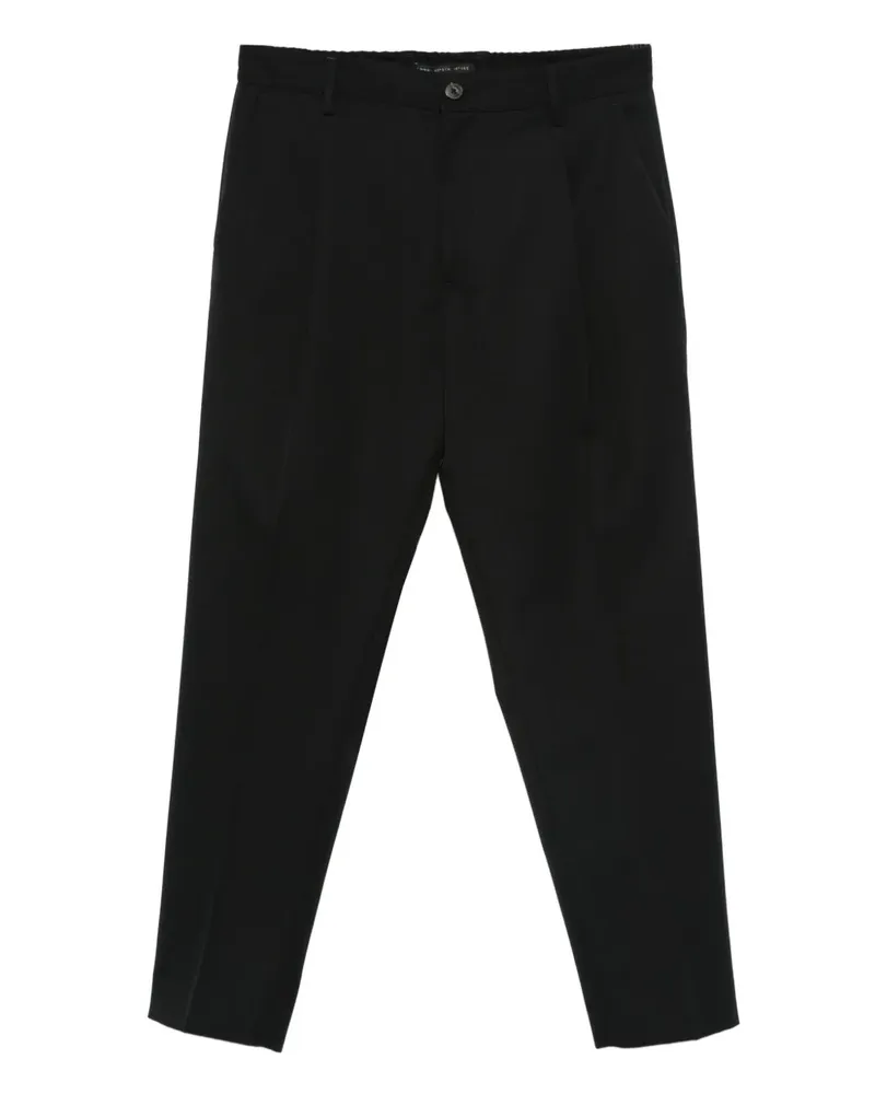 Low Brand Hose mit Falten - Schwarz Schwarz