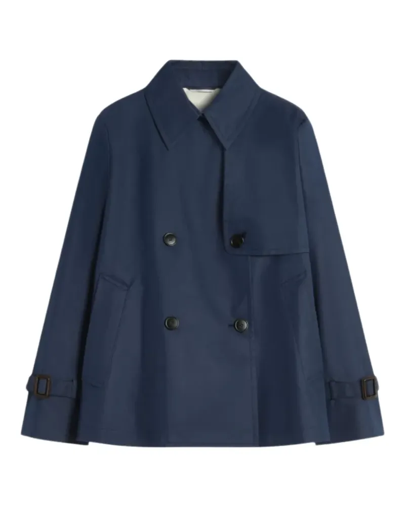 Max Mara Geknöpfte Cabanjacke - Blau Blau
