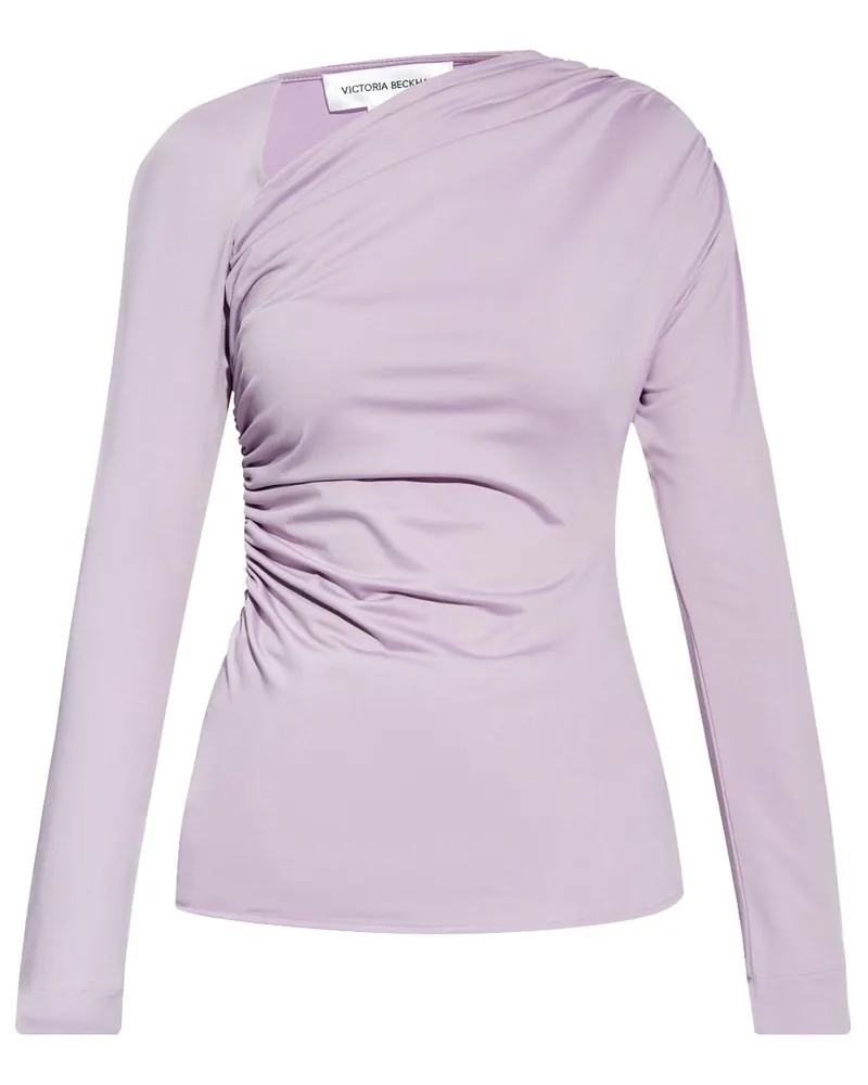 Victoria Beckham Oberteil mit asymmetrischem Ausschnitt - Violett Violett