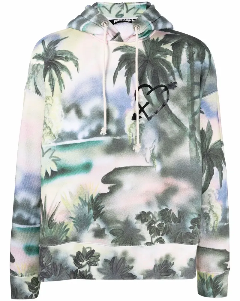 Palm Angels Paradise Hoodie - Grün Grün