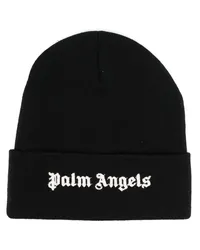 Palm Angels Beanie mit Logo-Stickerei Schwarz