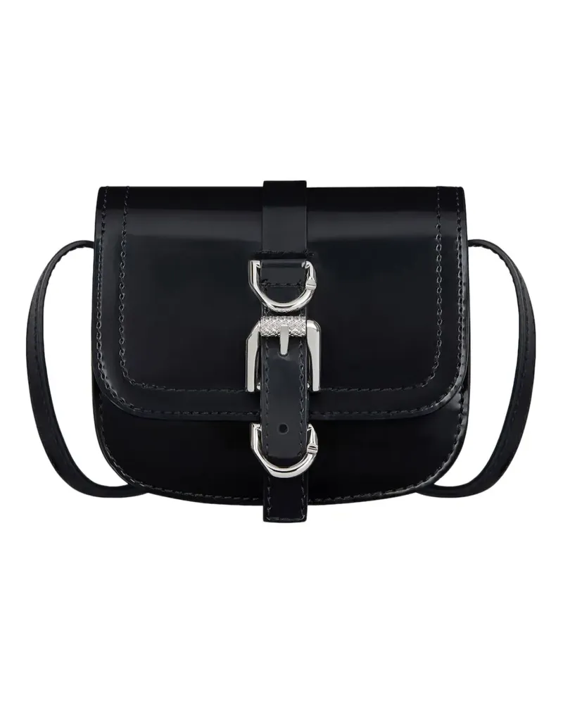 Givenchy Voyou Neck Crossbody bag in shiny leather - Schwarz Schwarz
