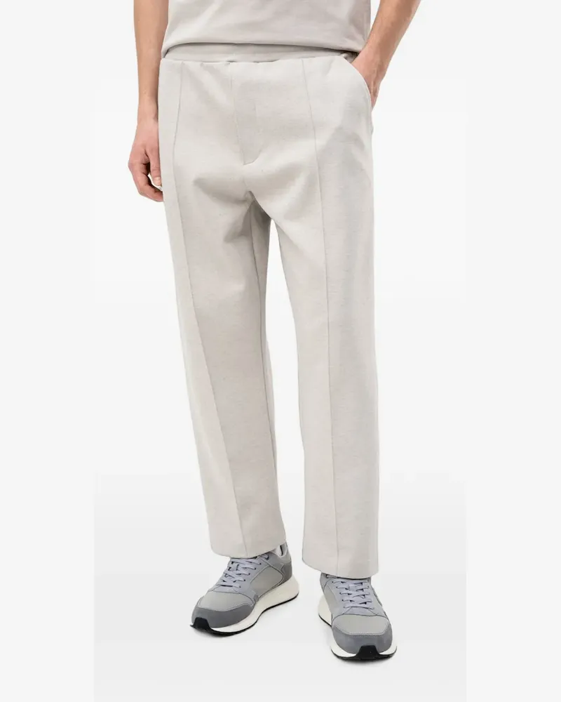 HUGO BOSS pin-tucked elasticated-waist trousers - Nude Nude