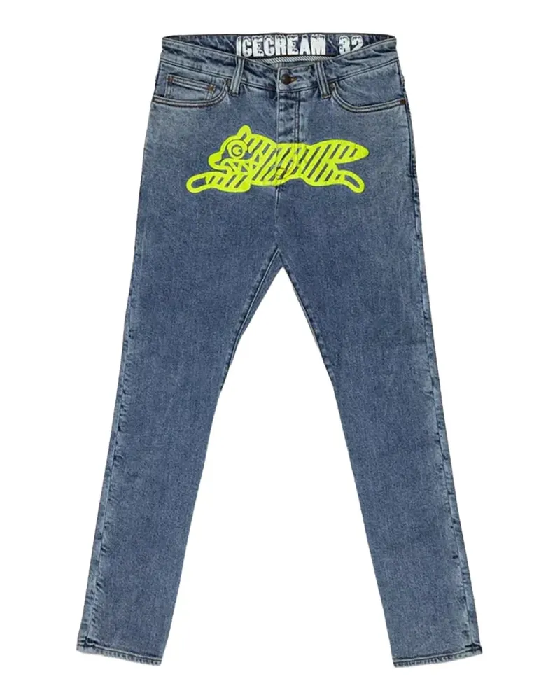 ICECREAM neon-graphic jeans - Blau Blau