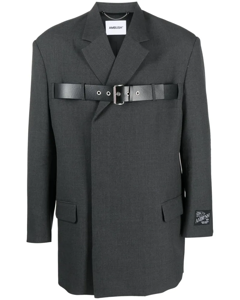 AMBUSH Blazer mit Gürteldetail - Grau Grau