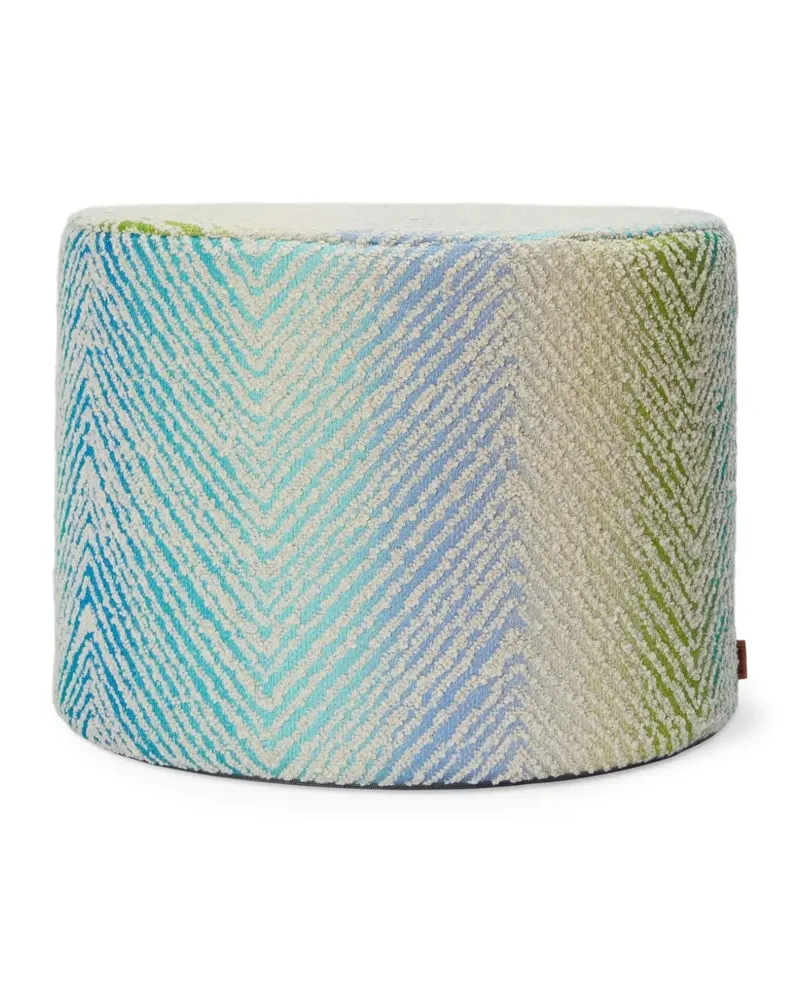 Missoni Home Island Hocker (40cm x 30cm) - 170 - TURQUOISE MULTICOLOR 170