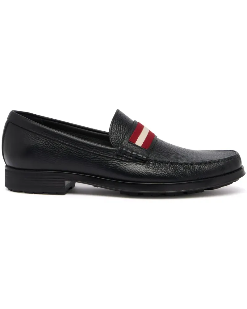 Bally Odeny Loafer mit Streifendetail - Schwarz Schwarz