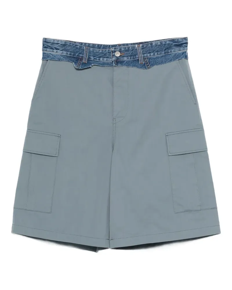 Maison Margiela Cargo-Shorts mit Jeanseinsätzen - Blau Blau