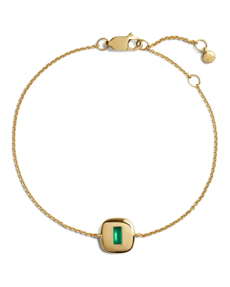 Monica Vinader Gemdrop onyx bracelet - Gold Gold