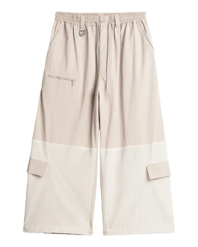 Y-3 Hose in Colour-Block-Optik - Nude Nude