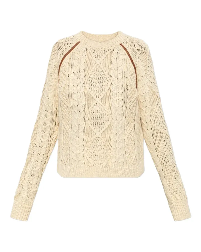 Diesel M-Intana crew-neck sweater - Nude Nude