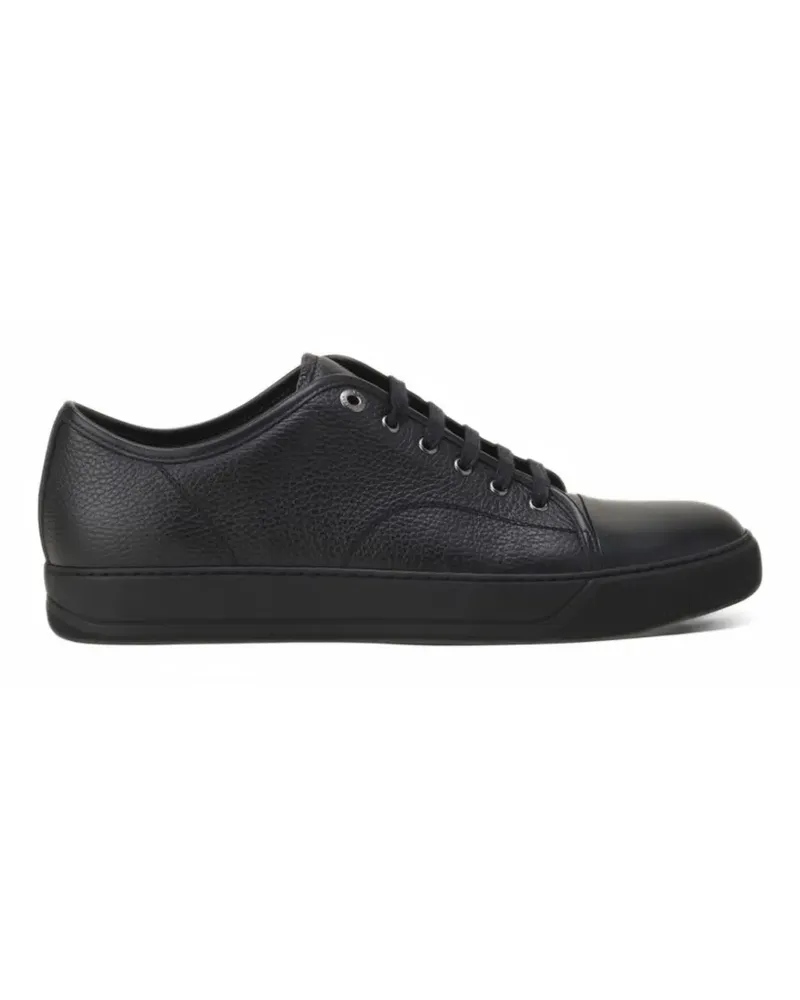 Lanvin DBB1 Sneakers aus Nappa und gekörntem Leder - Schwarz Schwarz