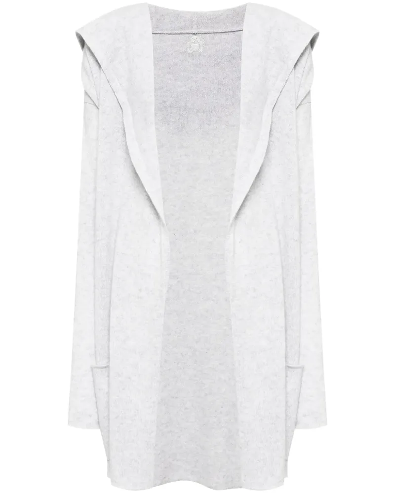 Teddy Cashmere Napoli Cardigan - Grau Grau