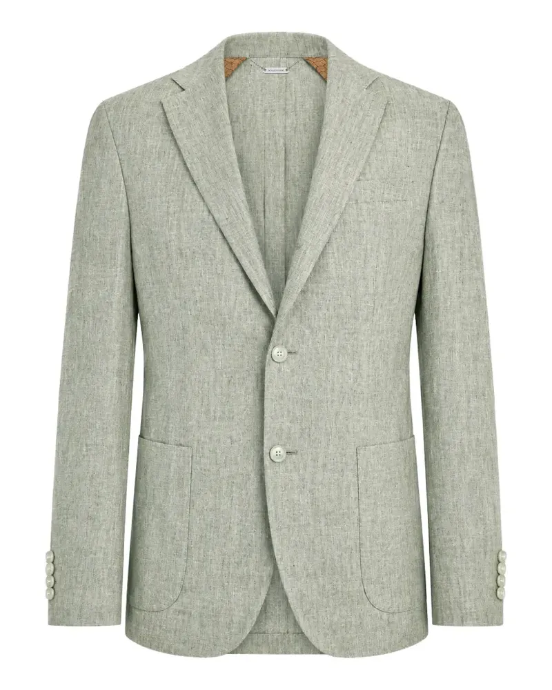 Billionaire Oscar linen blazer - Grün Grün