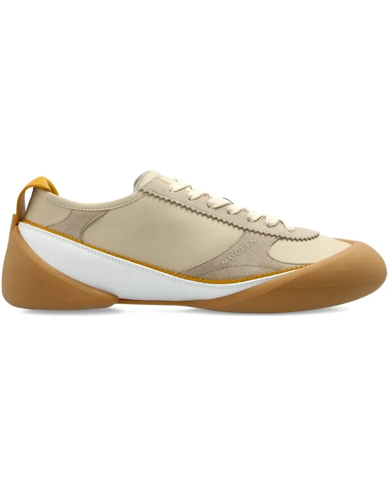 Alexander McQueen Sneakers mit Einsätzen - Nude Nude