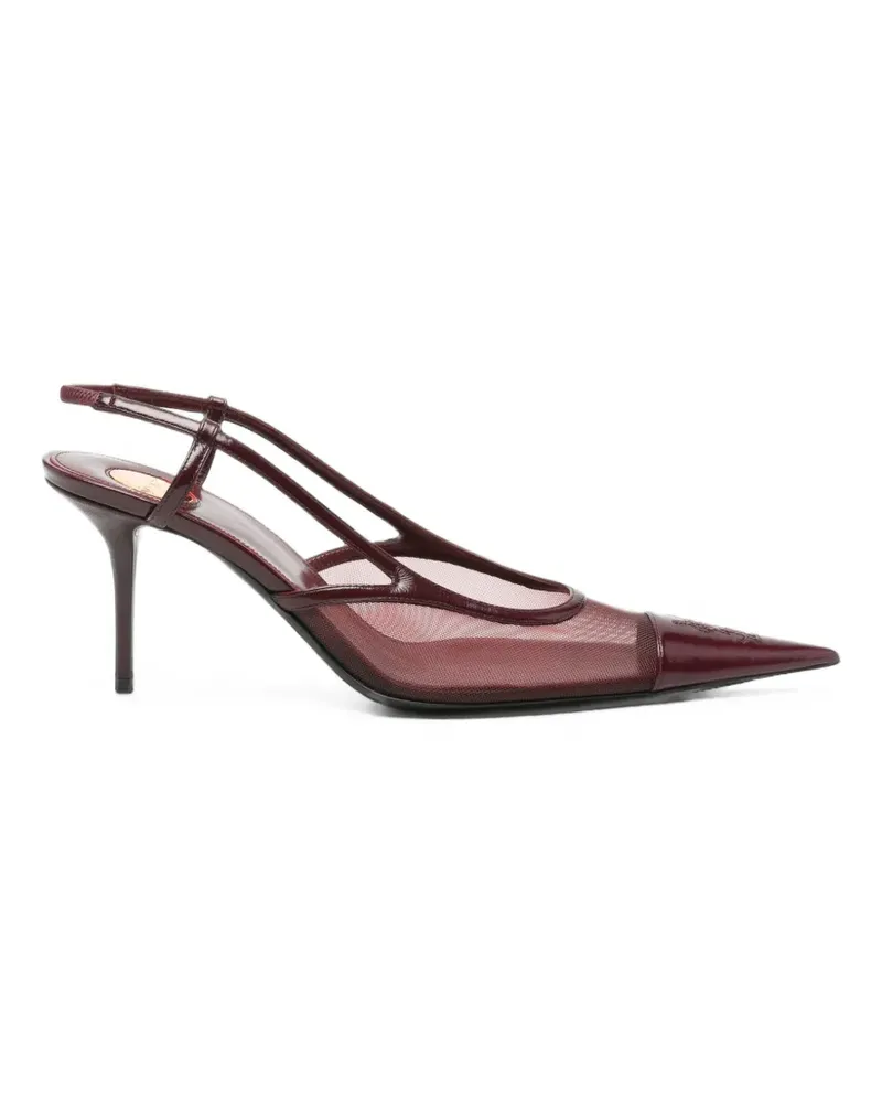 Saint Laurent Pumps mit spitzer Kappe - Rot Rot