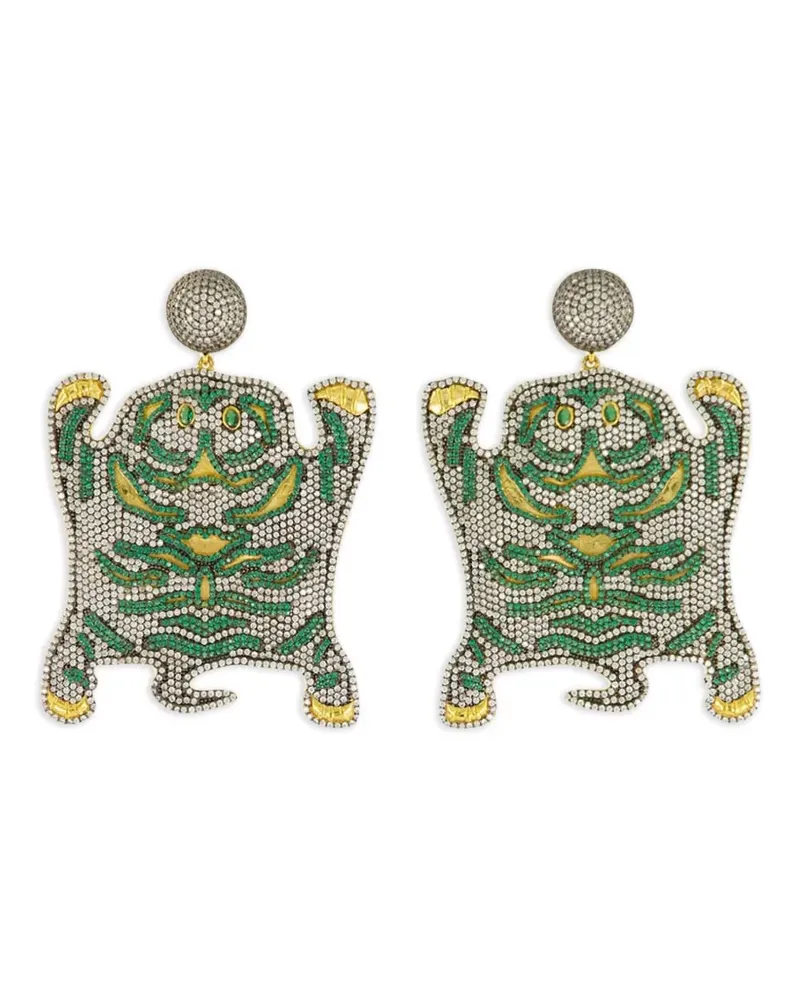 Begüm Khan Bengal Ohrringe in Tigerform - Gold Gold