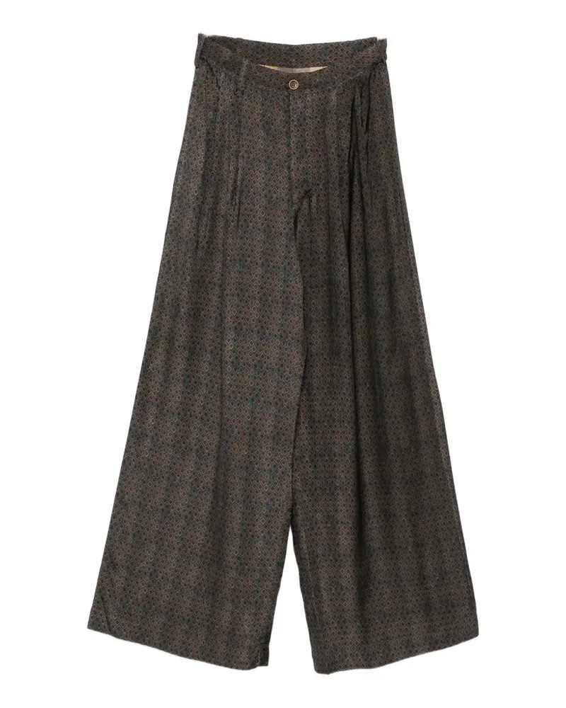 Uma Wang Paella wide-leg trousers - Braun Braun