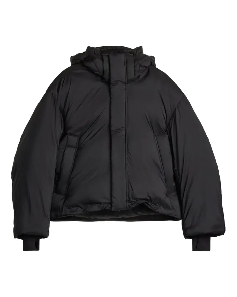 Y-3 Gefütterte Kapuzenjacke - Schwarz Schwarz