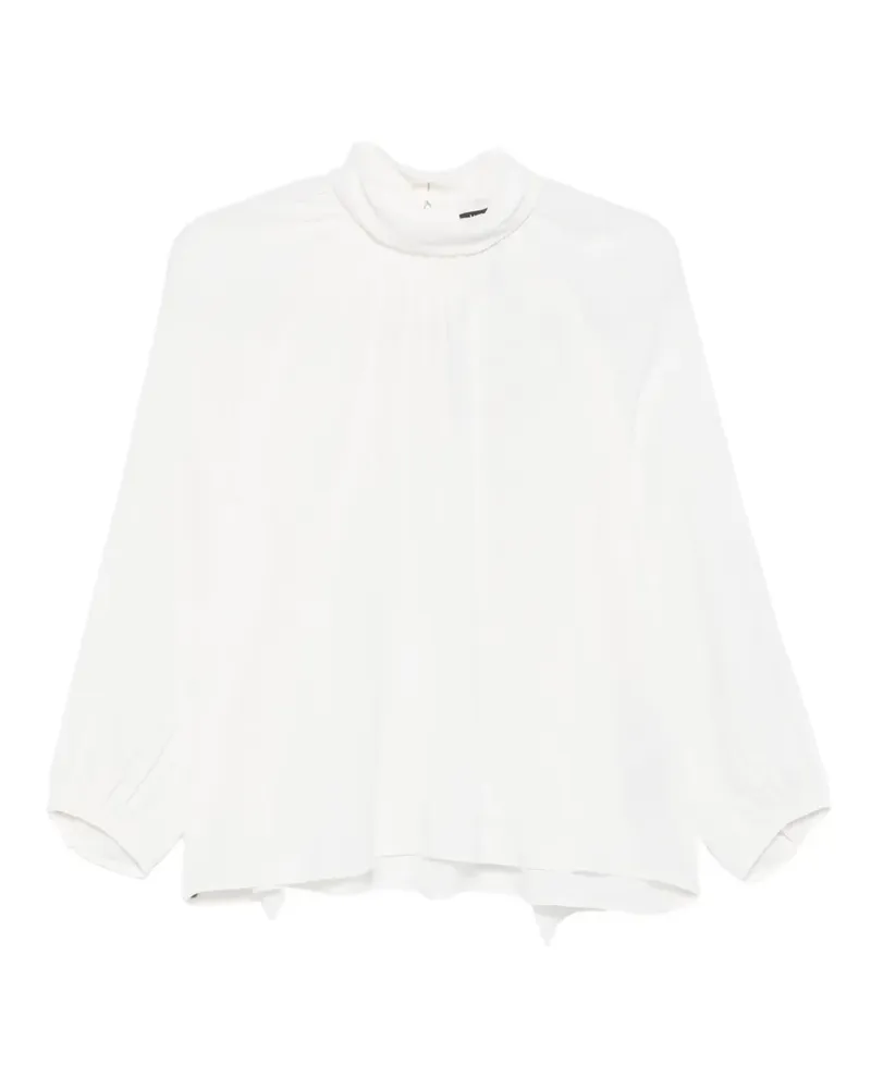 Luisa Cerano Bluse mit Rüschen - Weiß Weiß