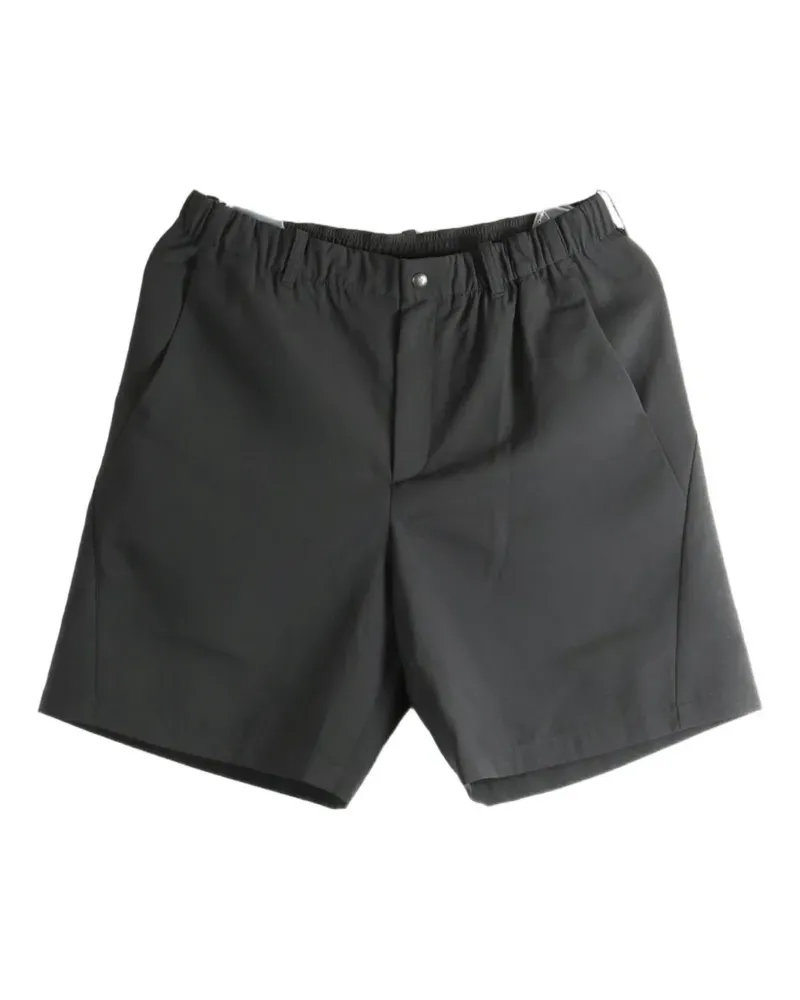 Goldwin Air Impression Ventris elasticated-waistband shorts - Schwarz Schwarz