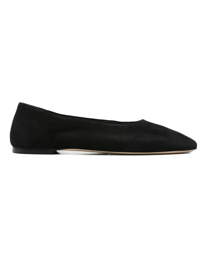 Totême almond-toe ballet flats - Schwarz Schwarz