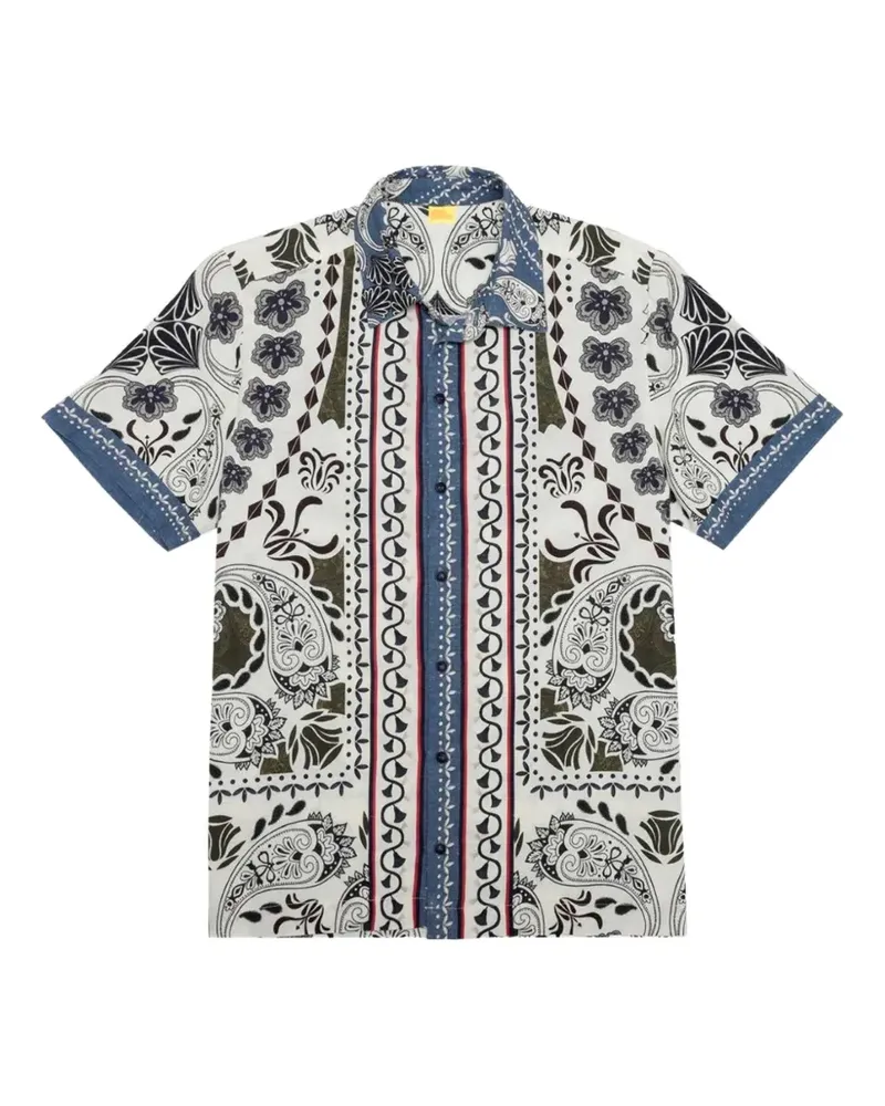 AGUA BENDITA Hemd mit Print - Nude Nude