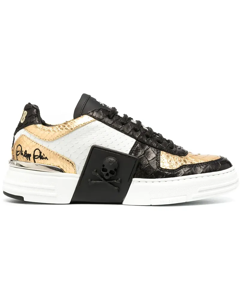 Philipp Plein Sneakers mit Schnürung - Schwarz Schwarz