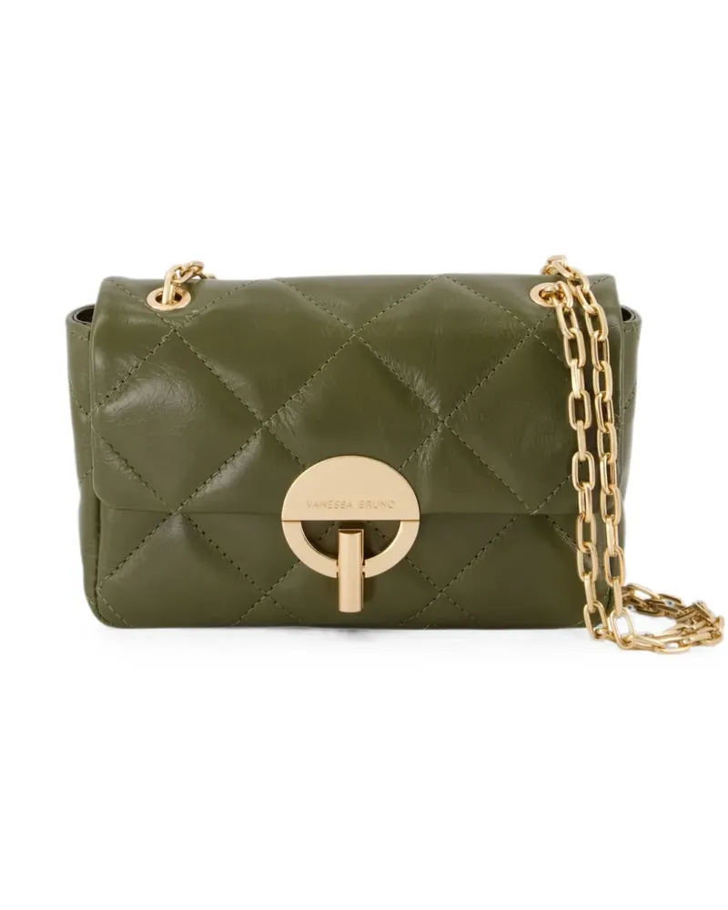 Vanessa Bruno medium Moon Moyen quilted shoulder bag - Grün Grün