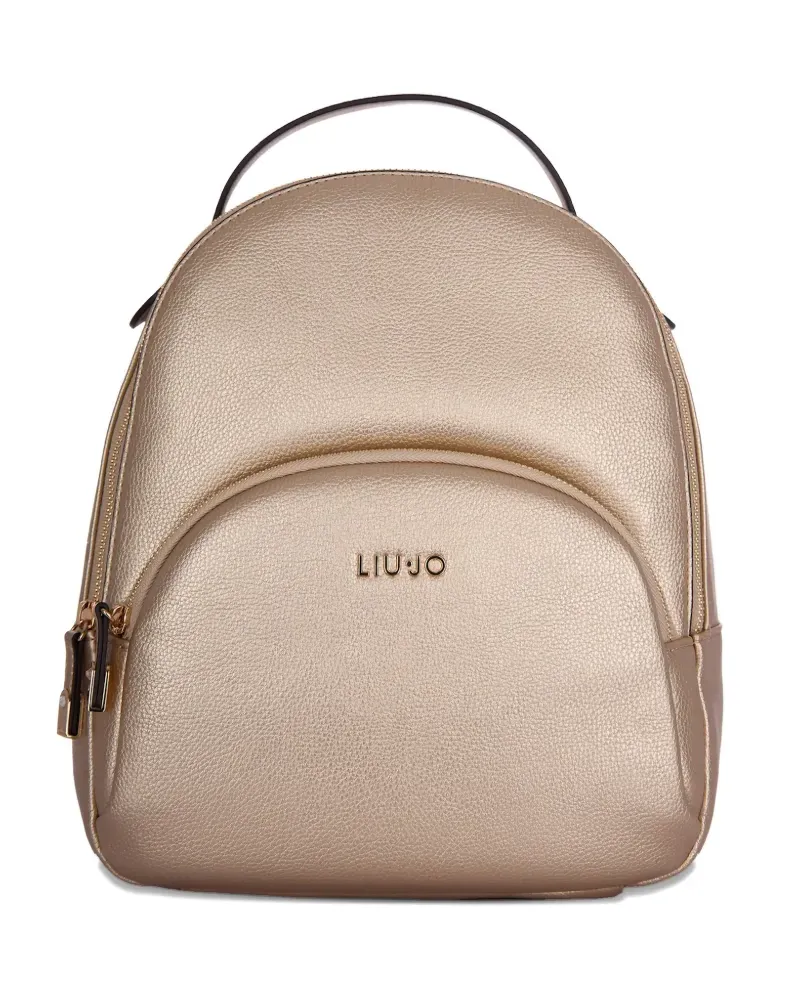 Liu Jo logo backpack - Gold Gold