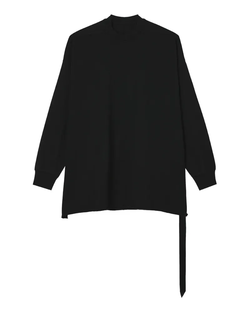 DRKSHDW by Rick Owens Langarmshirt mit ungesäumten Kanten - Schwarz Schwarz