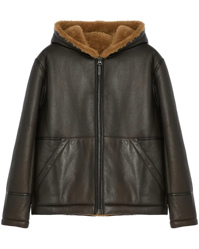 Yves Salomon Wendbare Jacke - Braun Braun