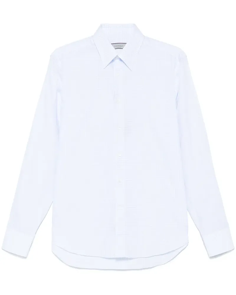 Canali Nuvola Hemd - Blau Blau