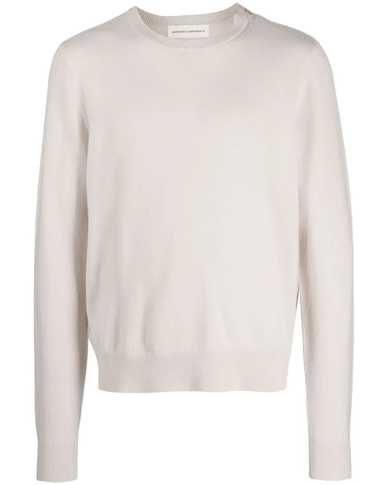 extreme cashmere Pullover mit rundem Ausschnitt - Nude Nude