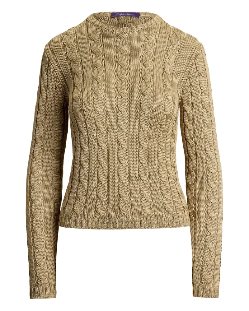 Ralph Lauren Pullover mit Zopfmuster - Nude Nude
