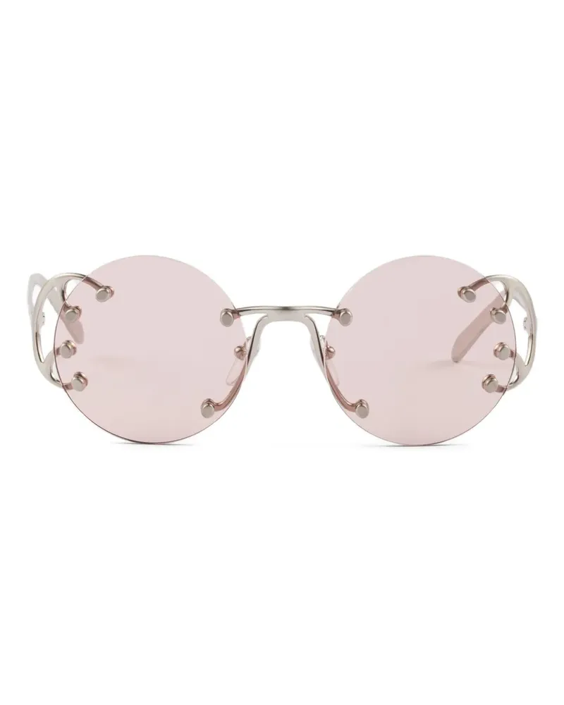 Prada Sonnenbrille mit Metallgestell - Grau Grau
