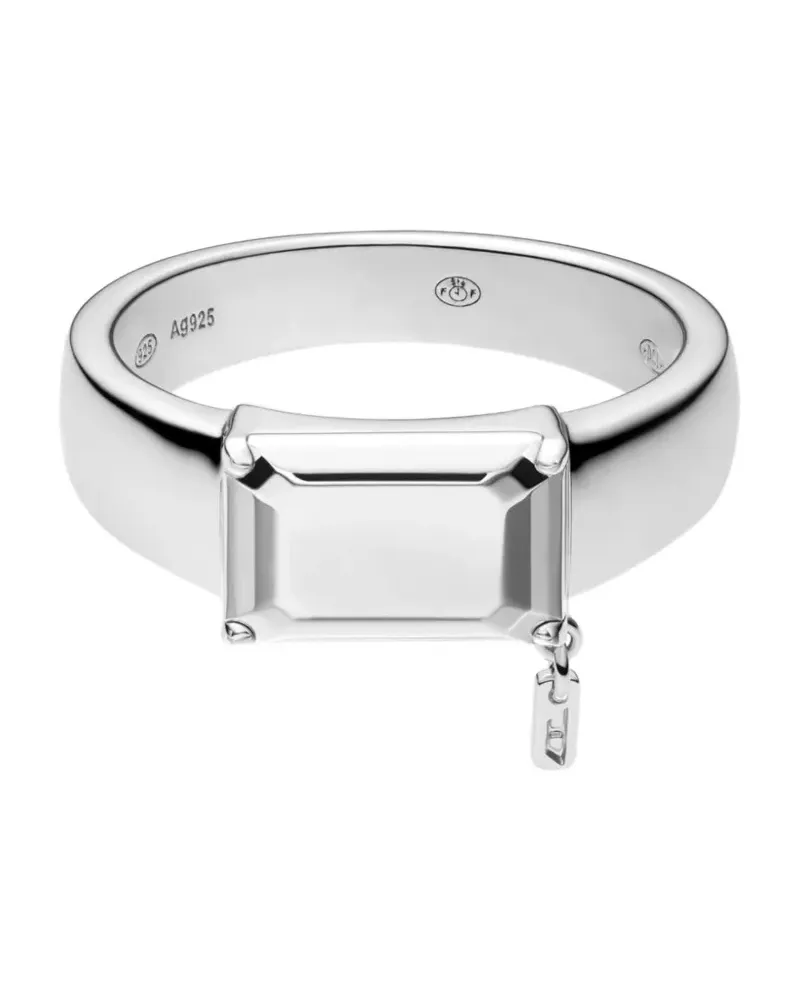 Diesel sterling silver ring - Silber Silber