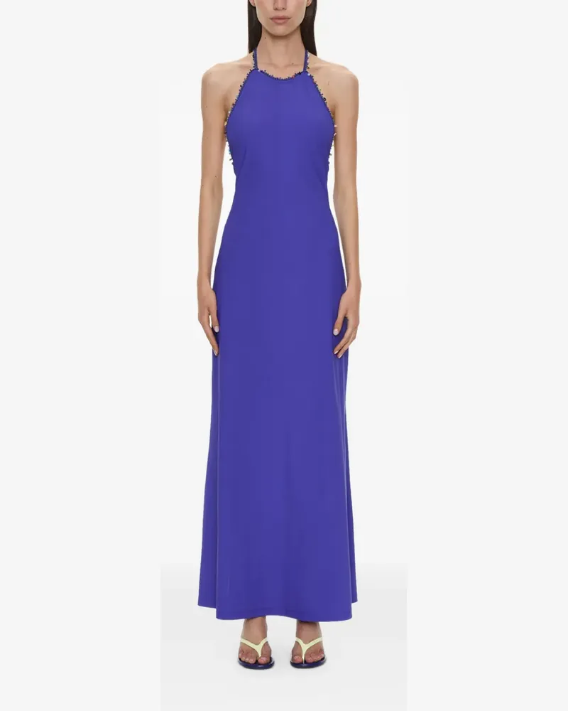 Christopher Esber Beach Quartz halterneck dress - Blau Blau