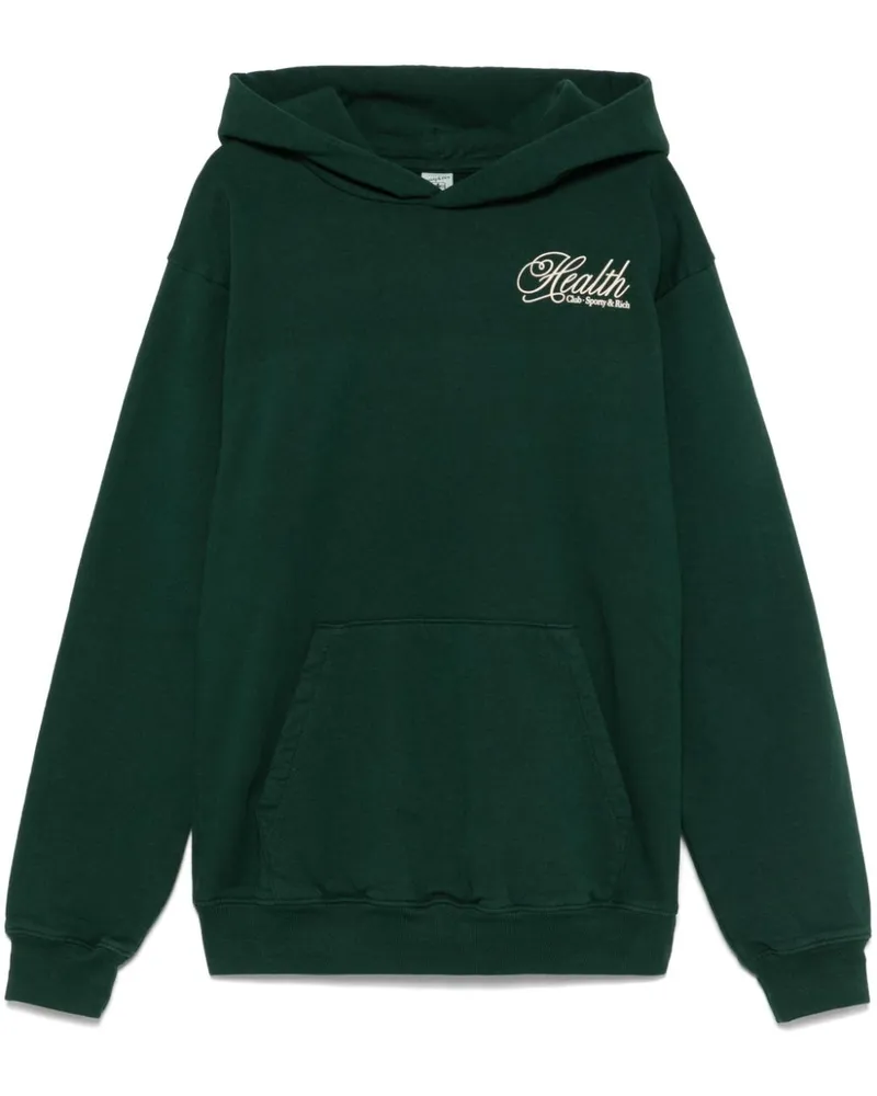 SPORTY & RICH Health Script Hoodie - Grün Grün