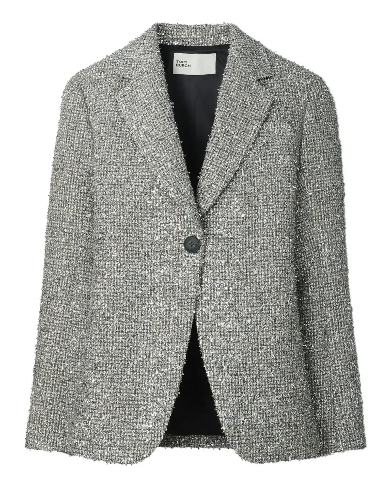 Tory Burch Tweed-Sakko - Grau Grau