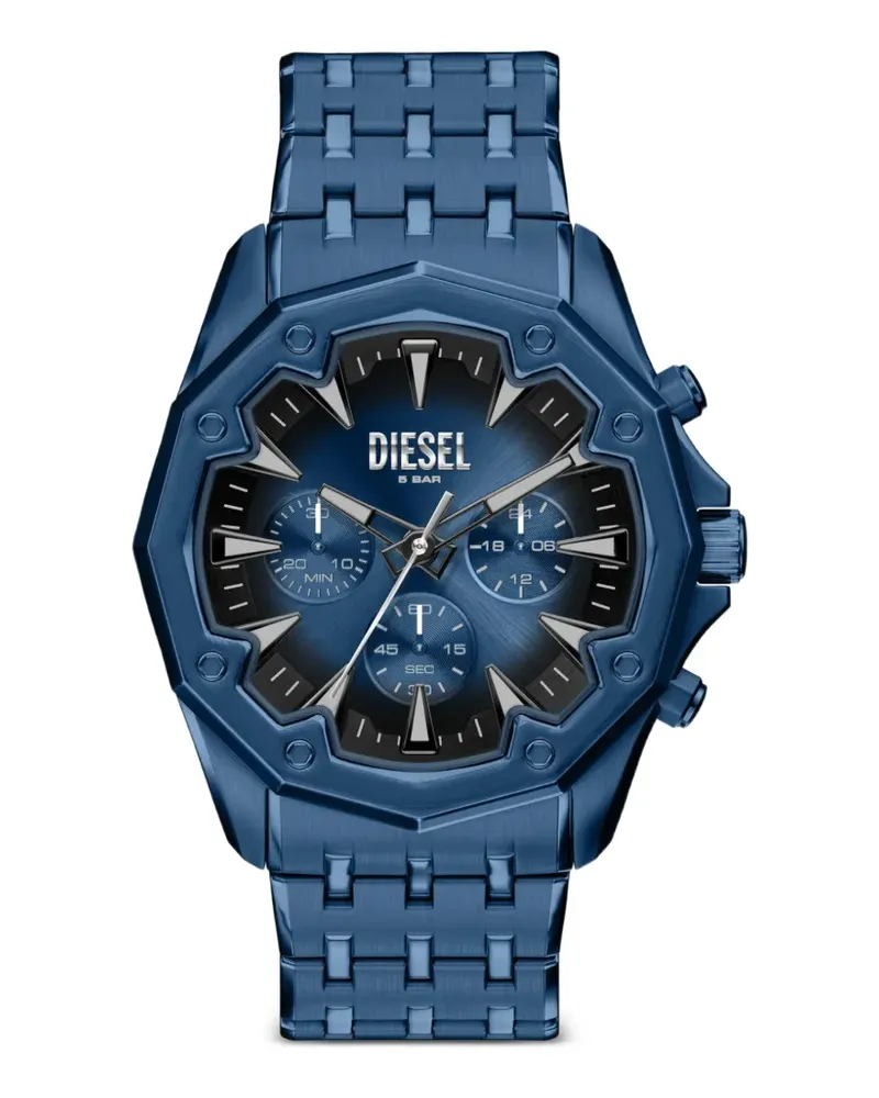 Diesel Stainless Steel Chronograph 46mm watch - Schwarz Schwarz
