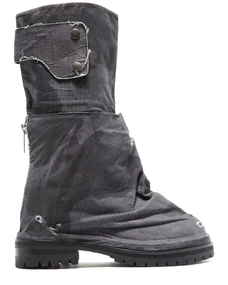 FourTwoFour on Fairfax Dragonrider Bikerstiefel - Grau Grau