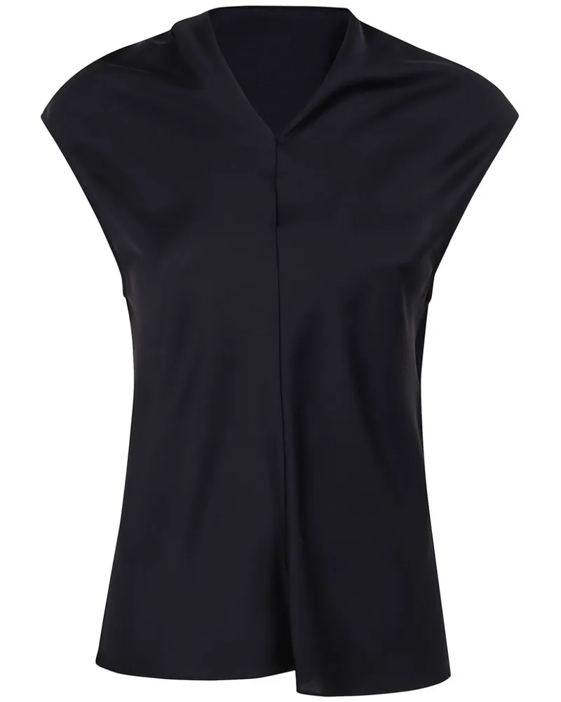 Philosophy Di Lorenzo Serafini Bluse mit Reißverschlusskragen - Schwarz Schwarz