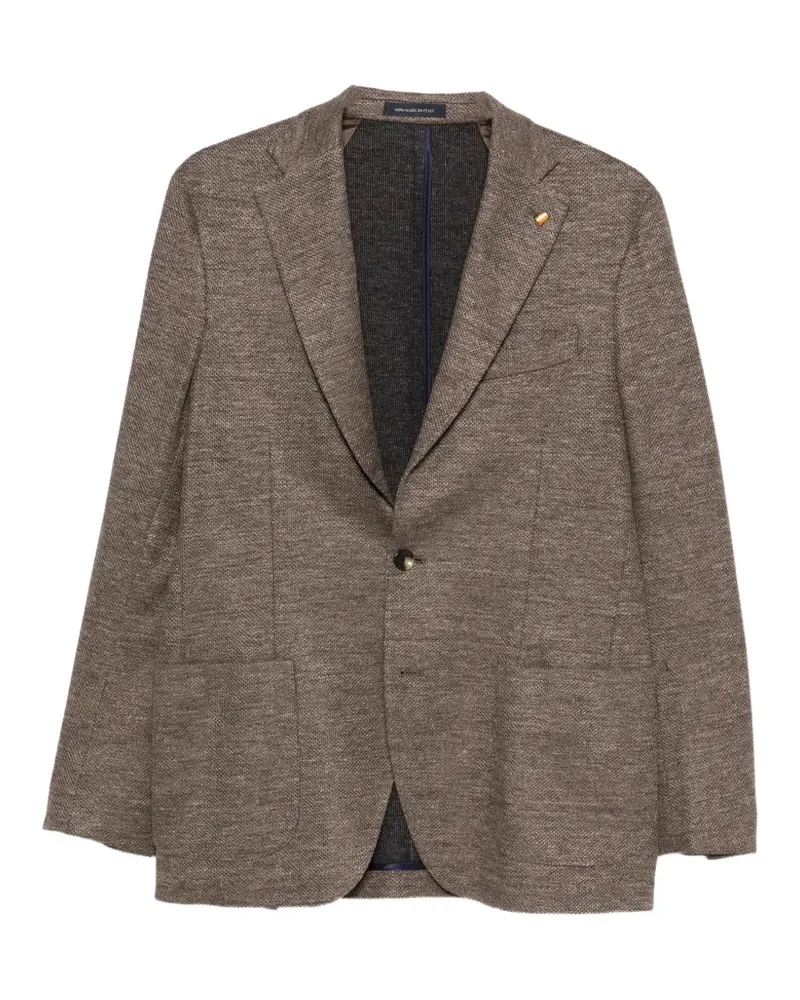 Sartoria Latorre single-breasted blazer - Braun Braun